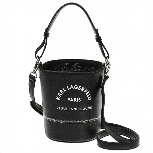 Черная сумка-торба, 18x13x16 см Karl Lagerfeld kids | Фото 1