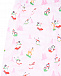 Розовая пижама с новогодним принтом Kissy Kissy | Фото 5