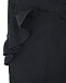 Черные брюки с оборками на карманах Tre Api | Фото 4