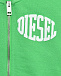 Куртка спортивная на молнии с белым логотипом на спине Diesel | Фото 3