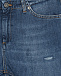 Джинсы с разрезами, синие Dondup | Фото 3