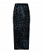 Темно-синяя юбка с пайеткаим Dorothee Schumacher | Фото 6