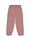 Розовые спортивные брюки с поясом на кулиске Dan Maralex | Фото 2