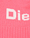 Шапка с белым лого, розовая Diesel | Фото 3