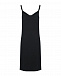 Черное платье-комбинация Pietro Brunelli | Фото 5