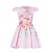 Розовое платье с асимметричной юбкой Eirene | Фото 1