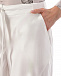 Белые брюки с карманами-карго Flashin | Фото 9