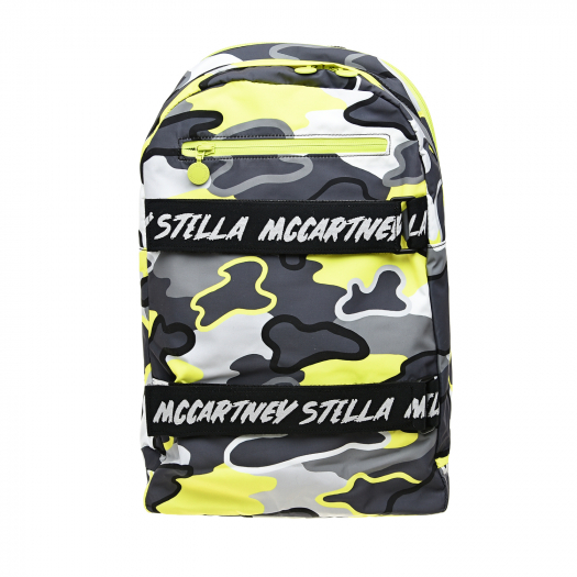 Рюкзак с камуфляжным принтом 11х39х26 см Stella McCartney | Фото 1