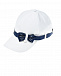 Белая кепка с синей лентой Il Trenino | Фото 3
