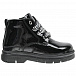 Лаковые черные ботинки с флисовой подкладкой Walkey | Фото 2