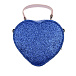 Синяя сумка в форме сердца 6x15x17 см Alberta Ferretti | Фото 3