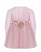 Розовое платье с золотистым поясом Monnalisa | Фото 2