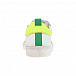 Белые кеды с зелеными шнурками Walkey | Фото 3