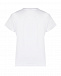 Белая футболка с лого из стразов Vivetta | Фото 5