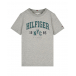 Серая футболка с принтом &quot;HILFIGER 19NYC85&quot; Tommy Hilfiger | Фото 1