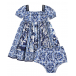 Сине-белое платье с принтом &quot;майолика&quot; Dolce&Gabbana | Фото 1