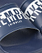 Темно-синие шлепки с белым лого Bikkembergs Man | Фото 6