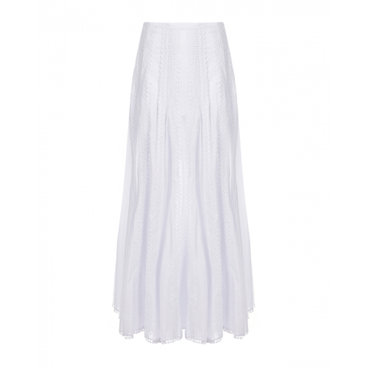 Белая расклешенная юбка Charo Ruiz | Фото 1
