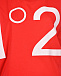 Красная футболка с белым логотипом No. 21 | Фото 6