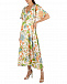 Платье с цветочным принтом Pietro Brunelli | Фото 3