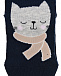 Темно-синие носки с принтом &quot;Кот в шарфе&quot; Falke | Фото 2