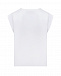 Белая футболка с цветочной вышивкой TWINSET | Фото 5
