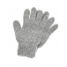 Серые перчатки со стразами Aletta | Фото 1