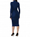 Платье с драпировкой, синее Roberto Cavalli | Фото 5