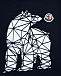 Темно-синий джемпер с принтом &quot;Медведь&quot; Moncler | Фото 3
