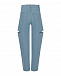 Голубые джинсы-бананы с разрезами Forte dei Marmi Couture | Фото 5