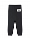 Черные спортивные брюки с белой нашивкой Burberry | Фото 2