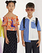 Двухцветная рубашка с короткими рукавами Fendi | Фото 2
