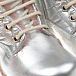 Ботинки из серебристой кожи с меховой подкладкой Rondinella | Фото 6