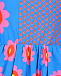Синий сарафан с цветочным принтом Stella McCartney | Фото 3