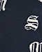 Укороченный темно-синий джемпер с лого MSGM | Фото 8
