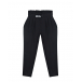 Черные брюки со складками Karl Lagerfeld kids | Фото 1