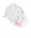 Белый чепчик с цветочной вышивкой Aletta | Фото 2