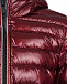 Бордовое пальто-пуховик с капюшоном Burberry | Фото 4