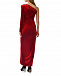 Бархатное асимметричное платье, красное Dan Maralex | Фото 6
