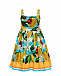Платье в полоску с принтом &quot;фрукты&quot; Dolce&Gabbana | Фото 2