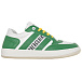 Бело-зеленые кроссовки с желтыми шнурками Bikkembergs | Фото 2