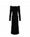 Велюровое платье черного цвета Philosophy Di Lorenzo Serafini | Фото 2