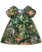 Платье с принтом &quot;джунгли&quot; Dolce&Gabbana | Фото 1
