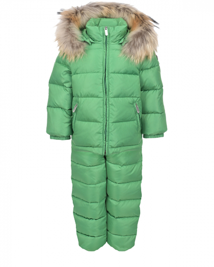 Комплект: куртка и полукомбинезон, зеленый IL Gufo | Фото 1