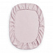 Комплект постельного белья (подушка, одеяло, простыня на резинке, бортики, лента) розовый Happy Baby | Фото 7