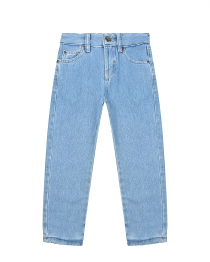 Утепленные джинсы, синие Stella McCartney | Фото 1