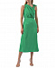 Зеленое платье с драпировкой MSGM | Фото 3
