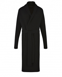 Черное пальто с поясом Joseph Черный, арт. JF005415 BLACK 0010 | Фото 1