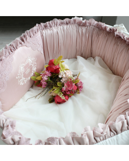 Комплект постельного белья  для кровати Stokke Sleepi, пудровый KrisFi , арт. КГ102 | Фото 1