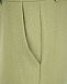 Зеленые брюки из габардина  | Фото 5